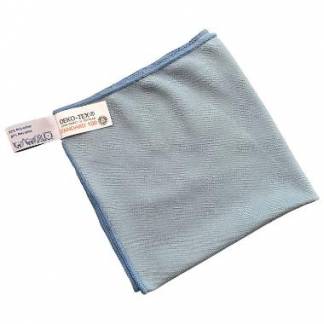 Microfiberklud 40x40cm bl&aring; til glasreng&oslash;ring