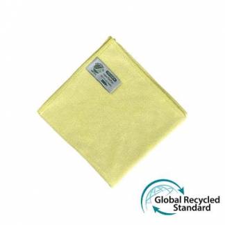 Microfiberklud Super Tentax 32x32cm Svanem&aelig;rket Gul 70% genanvendt