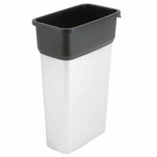 Affaldsbeholder Geo 70 ltr Plast Metalfinish