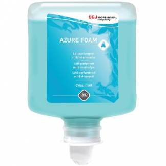 Skums&aelig;be Azure Foam Ecolabel med Farve/Parfume til dispenser 1 ltr Bl&aring;