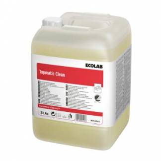 Maskinopvask Anl&aelig;g Flydende Topmatic Clean 25kg Svanem&aelig;rket u. Klor Bl&oslash;dt/middel