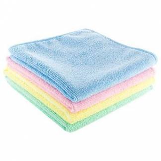 Microfiberklud Prime Source 40x40cm rød, 10 stk./pk