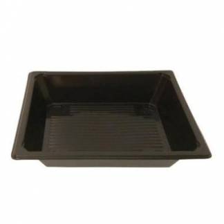 Sushibakke 175x147x35 mm 350 my RPET Sort Lille H&oslash;j