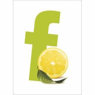 V&aring;dserviet med Lemon 71x51 mm