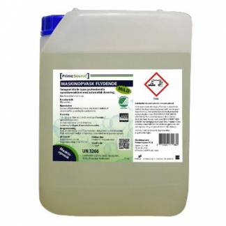Maskinopvask Flydende Prime Source Mild 25kg Svanem&aelig;rket uden Klor