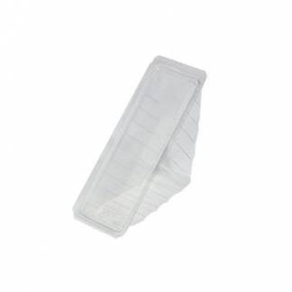 Sandwichbakke 180x68x80 mm til 3 skiver med L&aring;g PET Klar
