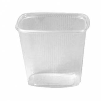 Salatb&aelig;ger 500 ml 108x81x102 mm Rektangul&aelig;r PP Klar