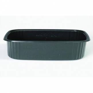 Salatb&aelig;ger 125 gr 108x82x28 mm Rektangul&aelig;r PS Sort