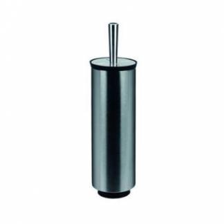 Toiletb&oslash;rste Brabantia 43cm B&oslash;rstet st&aring;l/Plast med Holder/L&aring;g/Beslag Koksgr&aring;