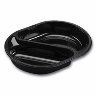 Bakke 2-rum 400/515 ml 238x176x40 mm Oval CPET Sort