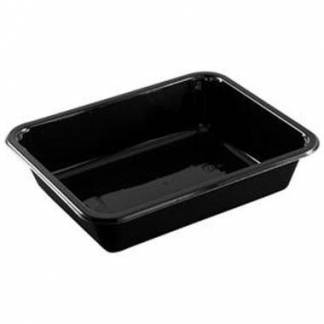 Bakke 1-rum 2227-1D 1415 ml 227x178x50 mm CPET Sort