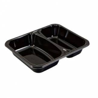 Bakke 2-rum 2227-2K 450/610 ml 227x178x43 mm CPET Sort