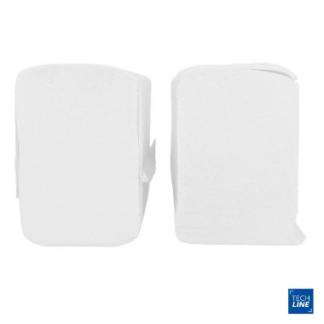 H&aring;ndkl&aelig;deark Techline Z-fold 2-lag L24x20.2x8cm Nyfiber. Hvid