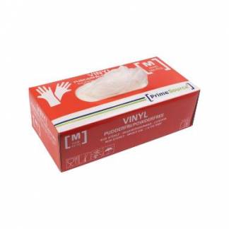 Handske Engangs Prime Source str M uden Pudder Vinyl AQL 1.5 Hvid