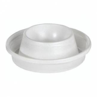 &Atilde;&dagger;ggeb&Atilde;&brvbar;ger &Atilde;&tilde;80 mm med opsamlingskant PS Hvid