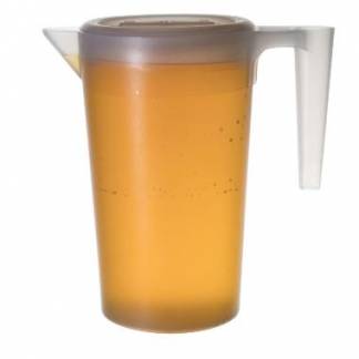 Kande 2 ltr med Hank med L&Atilde;&yen;g Transparent