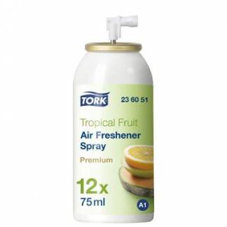 Luftfrisker Aerosol Tork Airfreshener Tropisk Frugt 75ml m Parf. t Spray A1 disp