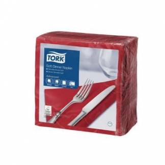 Serviet Tork 39x39cm 3-lag Bordeaux
