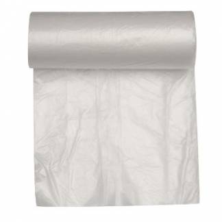 Spandepose 20ltr B500xL500mm 16my LDPE med Fals Kompakt Transparent
