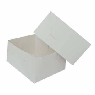 Kage&aelig;ske fold selv L129xB110xH70mm pap hvid
