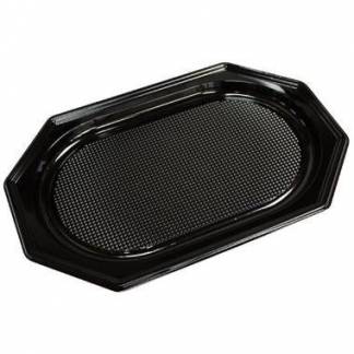 Fad 30x45 cm Midi Plast PET Sort L&aring;g p&aring; 73703