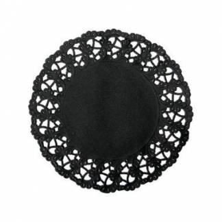 Kagepapir &Oslash;30 cm Rund Sort