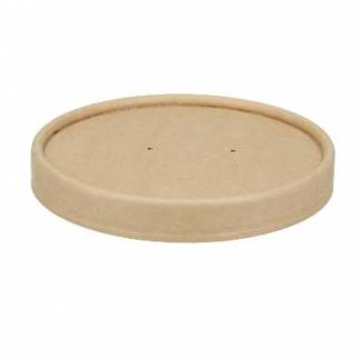 Papl&aring;g Verive &Oslash;115 mm til soup-to-go b&aelig;ger pap/PLA Brun