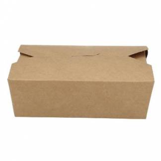 Takeaway &aelig;ske Verive 121/136x152/168x51 mm 1000 ml kraft biocoating Brun