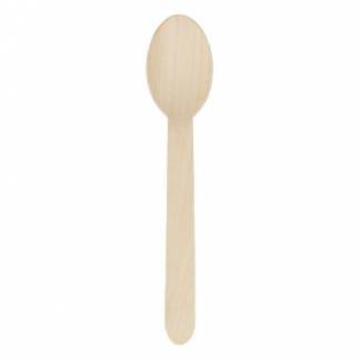 Spiseske Verive L160mm Voksbehandlet Træ Natur