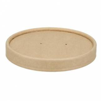 Papl&aring;g Verive &Oslash;96mm til soup-to-go b&aelig;ger pap/PLA Brun