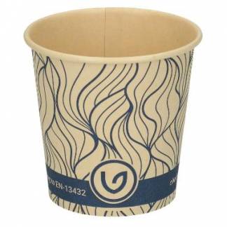 Kaffeb&aelig;ger Bambus &Oslash;62x60mm 10cl 4oz Single wall Til Espresso Natur Verive