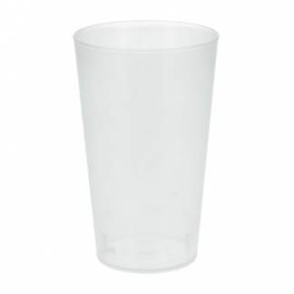 Plastglas Verive flergangs 40cl &Oslash;84mm PP klar