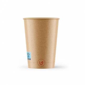 Kaffeb&aelig;ger Pap/Ac &Oslash;80xH93mm 25cl 8oz Single Wall Brun Verive