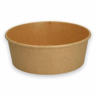 Salatsk&aring;l Verive Rund 500ml &Oslash;150xH47mm Pap/PLA Brun