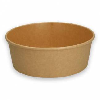 Salatsk&aring;l Verive 1000ml &Oslash;150xH75mm Pap/PLA Brun