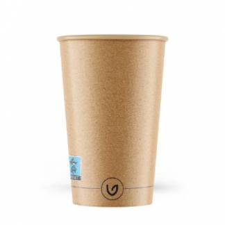 Kaffeb&aelig;ger Pap/Ac &Oslash;90xH135mm 40cl 16oz Single Wall Brun Verive