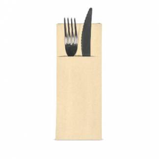 Serviet TableSMART Airlaid 40x32 cm til Bestik Buttermilk