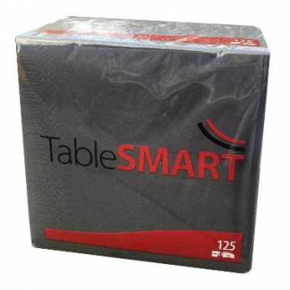 Serviet TableSMART 33x33cm 3-lag Sort
