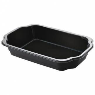 Bakke 1-rum Takeaway 1/4 GN 1400 ml 250x159x55 mm PP Sort