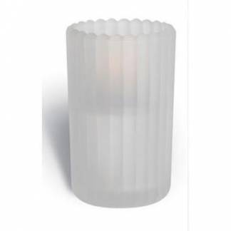 Olielampe Model Stripe Frostet
