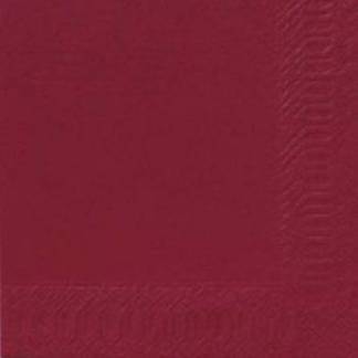 Serviet Duni 40x40cm 3-lag Bordeaux 125 stk