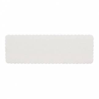 Kagepap 130x390 mm hvid