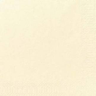 Serviet Duni 40x40cm 3-lag Buttermilk 125 stk