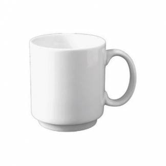 Krus med hank Superwhite 34 cl &Oslash;8.3x9.6 cm Porcel&aelig;n Hvid