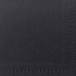Serviet Duni 24x24cm 3-lag Sort