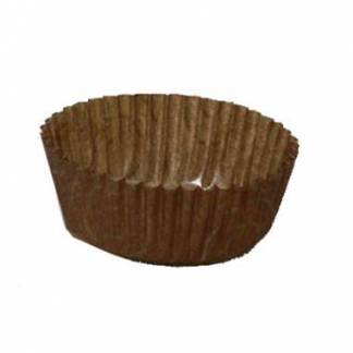 Kagekapsel nr 7 Petit Four &Oslash;35x16 mm Brun/Guld