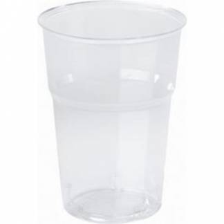 Plastglas 30 cl klar bionedbrydelig &Atilde;&tilde;95 mm PLA