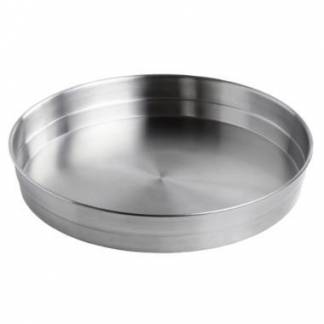 Tjenerbakke &Oslash;32 cm med Kant Rustfri st&aring;l
