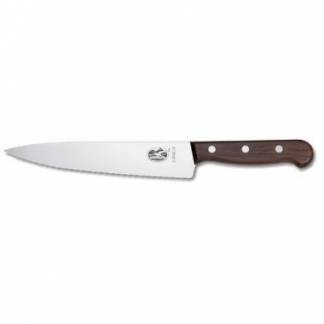 Kokkekniv Victorinox klinge 25 cm B&oslash;lgesk&aelig;r Palisanderskaft
