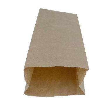 Fransk Hotdog pose 70/30x190 mm 40 gr kraft brun uden tryk